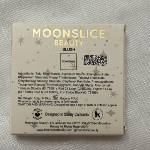 Moonslice Beauty in Gorgeous powder blush 5.5g - Picture 5 of 7